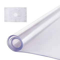 VEVOR PVC Table Protector 42×60 Inch Clear Plastic Desk Protector 2.0mm Thick