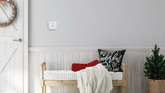 White Touchscreen Heating/Cooling Controller