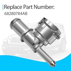 68280784AB Heater Hose Joint Compatible with Jeep Wrangler 2.0 2018-2024 HVAC