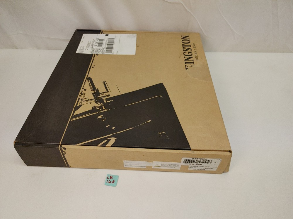 Kingston Brass KS 2102 AL Polished Brass Pot Filler WORN BOX, UNUSED