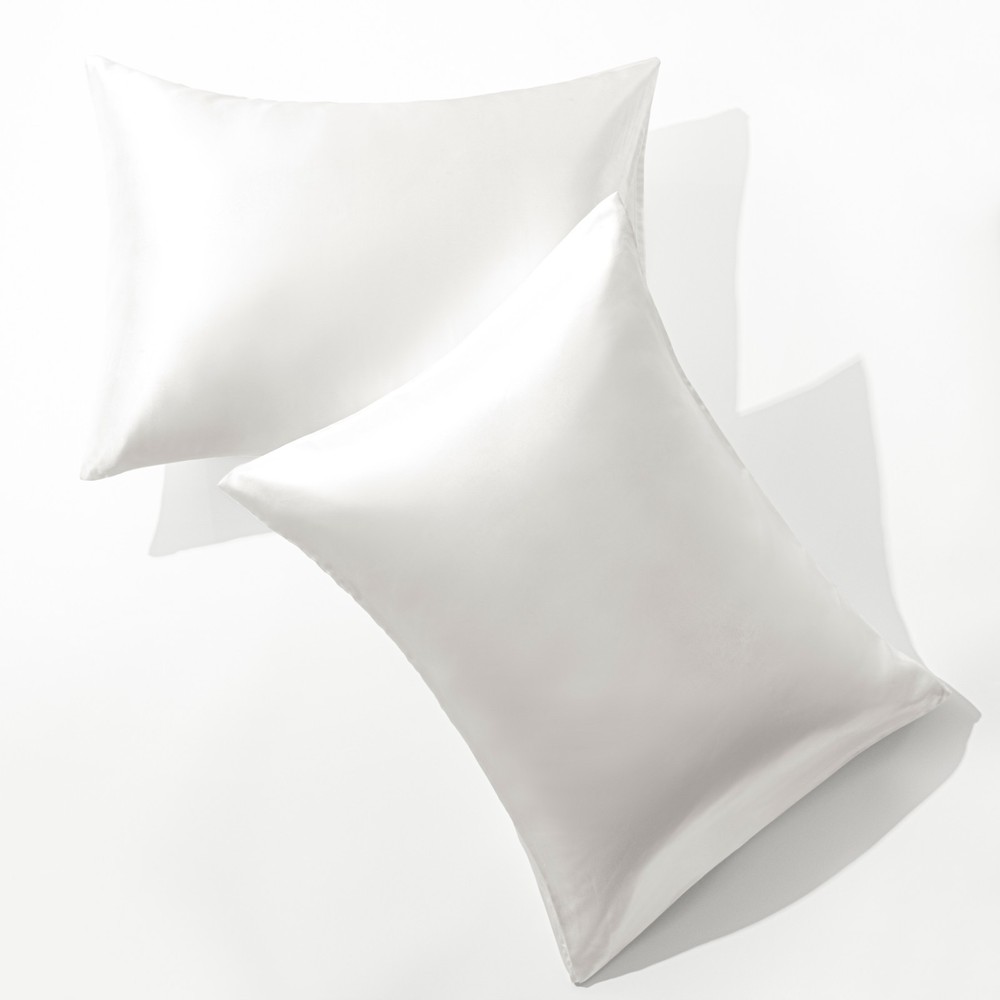2 Pieces Soft Soft Satin Pillowcase, Machine Washable, Standard/Queen/King/CK