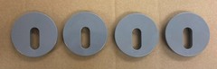 Deck Jet (J Style) Cap Gray Round SET OF FOUR (compare to 25597-001-020)