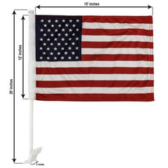 Ecuador Double Sided Car Flag Ecuador Car Window Flag