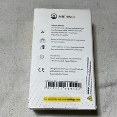 Airthings Corentium Home Radon Detector 223 Portable, Easy-to-Use (Open Box) G2