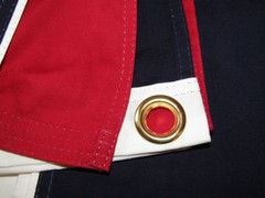 3×5 Embroidered France French Cotton Flag Large 3’x5′ Banner Grommets