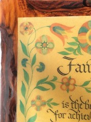 LDS Mormon Solid Wood Wall Plaque Family Life Spencer W Kimball Utah Folk Art