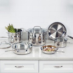 Cuisinart Chef’s Classic Stainless Steel 11-Piece Cookware Set
