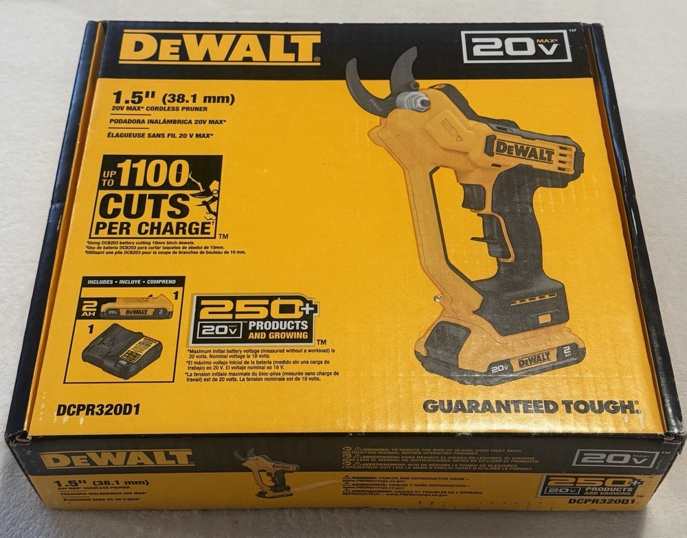 Dewalt DCPR320D1 1.5 20v Max Cordless Pruner W/ Battery and Charger New!!