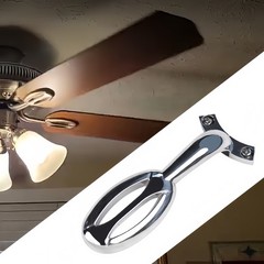 For Hampton Bay 52″ Glendale Brushed Nickel Silver Ceiling Fan Blade Arm Replace
