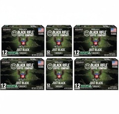 Black Rifle Just Black Medium Roast Keurig K-Cup Coffee Pods, 72ct.