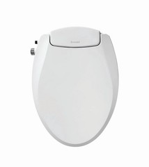 Brondell Ecoseat S101 Non Electric Bidet Toilet Seat Elongated White Dual Nozzle