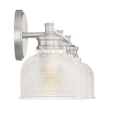 Savoy House 24.25 in. x 9.25 in. 3-Light Brushed Nickel Bathroom Vanity Light