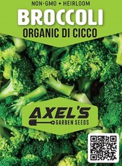 Organic Broccoli Seeds | Heirloom | Non-GMO | Fresh Garden Seeds