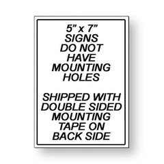 No Soliciting No Solicitar Do Not Ring Knock No Sales People Sign / Decal MS036