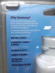 Samsung HAF-QINS/EXP Refrigerator Water Filter – White