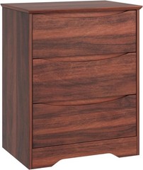 3 Drawer Dresser for Bedroom, Wooden Dresser with Deep Storage & Wide Top