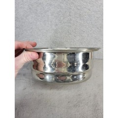 Vintage FlavorSeal Stainless Steel 3 Piece Double Boiler Set Brown Handles