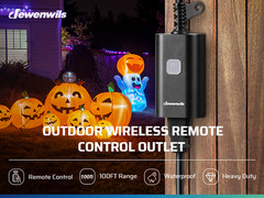 DEWENWILS Outdoor Remote Control Outlet, 15A Wireless Remote Control Switch,