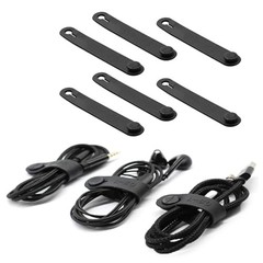 10Pcs Rubber Cable Ties Straps for Wire Management,Motorcycle Clutch Line