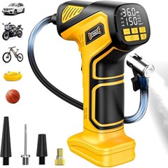 Cordless Air Compressor for Dewalt 20V Max Battery,150PSI Portable Tire Inflator