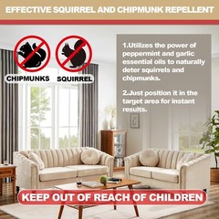 10 Balls Squirrel Repellent Outdoor &Indoor Made with Essential Peppermint Oils
