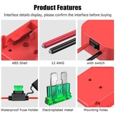 10X DIY Adapter Power Wheel Compatible With Milwaukee M18 Battery 18V Dock Power