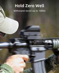 EZshoot Rechargeable Red/Green Dot Reflex Sight, Red Dot Optic Scope, Multipl…