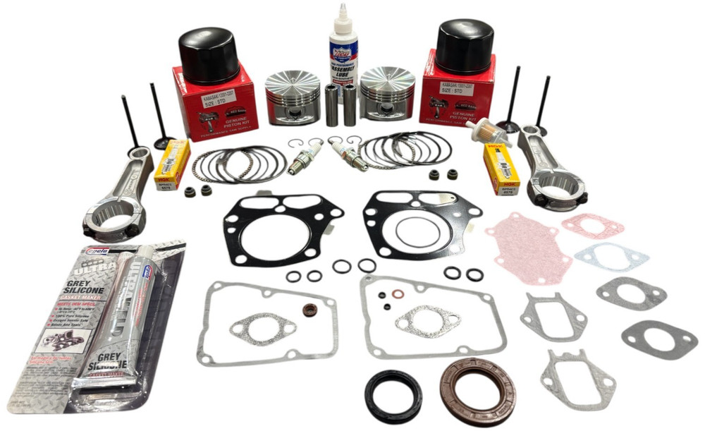 MASTER REBUILD KIT STD PISTONS, RODS, VALVES GASKETS FITS KAWASAKI FR651V FR691V