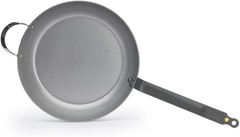 De Buyer Mineral B Round Carbon Steel Fry Pan, Naturally Nonstick, 12.5″
