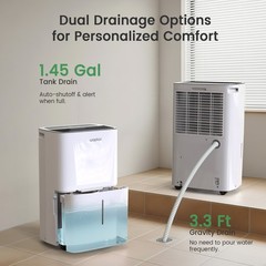 80/120/150 Pints Energy Star Dehumidifier For Home, Basement & Large Space