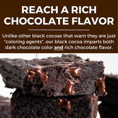 Black Cocoa Powder (1 lb) Bake the Darkest Chocolate 1 Pound (Pack of 1)