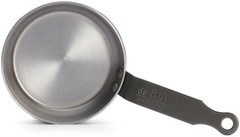 De Buyer 5612.12 Mineral B Round Carbon Steel Egg & Pancake Pan, Nonstick, 4.75″