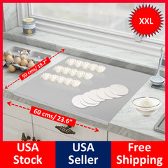 304 Stainless Steel Chopping Board Large with Lid Non Slip for Kitchen Counter