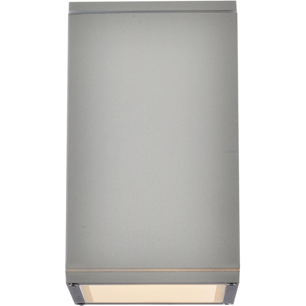 Living District LDOD4041S Raine 1 Light 7.88 inch Silver Outdoor Wall Light