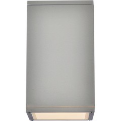 Living District LDOD4041S Raine 1 Light 7.88 inch Silver Outdoor Wall Light