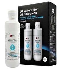 LG LT1000P2 6-Month / 200 Gallon Refrigerator Replacement Water Filter, Reduces