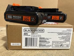 BLACK+DECKER LBXR20 1.5Ah Lithium 20v Ion Battery – 2 pack – black