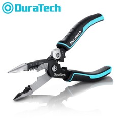 DURATECH 5-in-1 8-in Wire Stripper Tool Wire Cutter Stripping Needle Nose Pliers