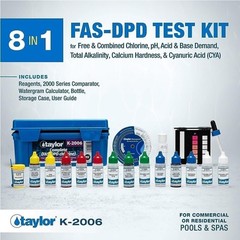 TAYLOR COMPLETE FAS-DPD CHLORINE TEST KIT K-2006-6