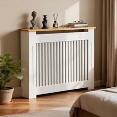 Radiator Cover Cabinet Decorative Heater Protector for Home Childproof Baseboard