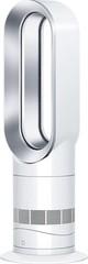 Dyson Hot+Cool AM09 Tower Bladeless Fan Heater – White/Silver (Renewed)