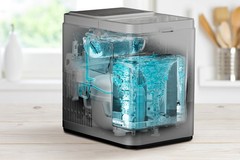 Midea Countertop Bullet Ice Maker 26.5 lb 2 Sizes Fast 6‑Min Ice Auto‑Clean Port