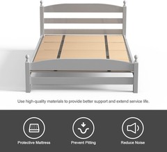 Mattress Support Wooden Bunkie Board/Bed Slats/Queen Bed Board under Mattress Su
