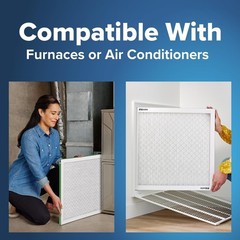 20x25x5 AC Furnace Air Filter, MPR 700, MERV 8, Fits Trion Air Bear & Carrier…