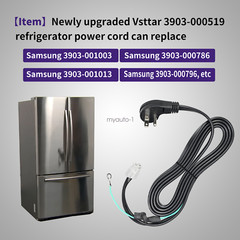 3903-000519 Fit for Samsung & Kenmore Elite Refrigerator Power Cord 3903-001013