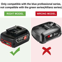 18V For BOSCH BAT609 CORE 18 Volt 8.0Ah High Performance Battery BAT618 Li-ion
