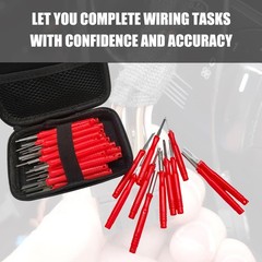 41PCS Terminal Removal Tool Kit, Electrical Wire Connector Pin Extractor Tool…