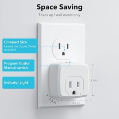 HBN Remote Control Outlet with 100FT RF Signal, Wireless On Off Switch Plug