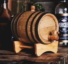 Marcellin Charred American White Oak Mini Aging Barrel Wooden Cask