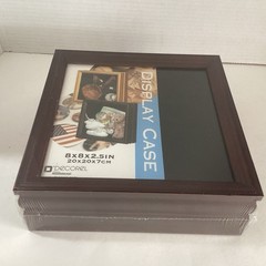 Display Case Shadow Box Hanging New Sealed 8 X 8 X 2.5 Inches